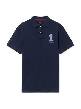 Polo Hackett New Classic Azul Marino Hombre