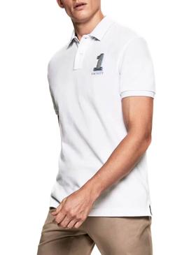 Polo Hackett New Classic Blanco Hombre