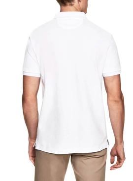 Polo Hackett New Classic Blanco Hombre