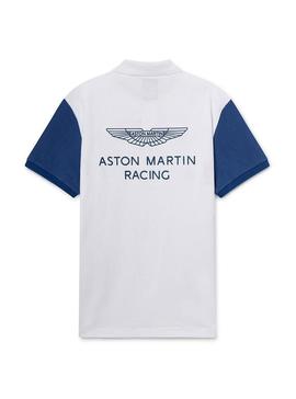 Polo Hackett AMR Wings Blanco Hombre