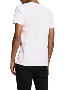 Camiseta Jack and Jones Nap Kodak Blanco Hombre