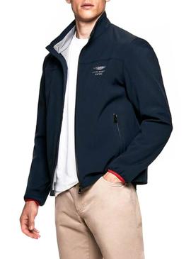 Chaqueta Hackett AMR Softshell Marino Hombre