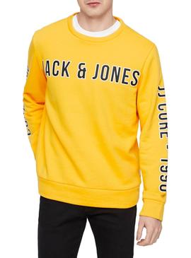 Camiseta Jack and Jones Viktor Amarillo Hombre