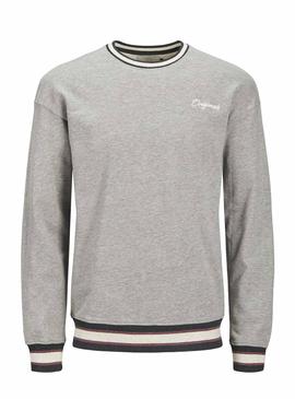 Sudadera Jack and Jones Jared Gris Hombre