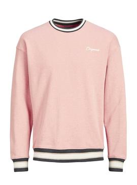 Sudadera Jack and Jones Jared Rosa Hombre
