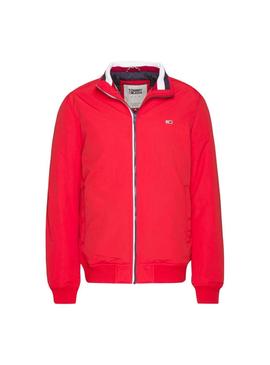 Cazadora Tommy Jeans Essential Rojo Hombre