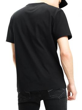 Camiseta Tommy Jeans Logo Negro Hombre