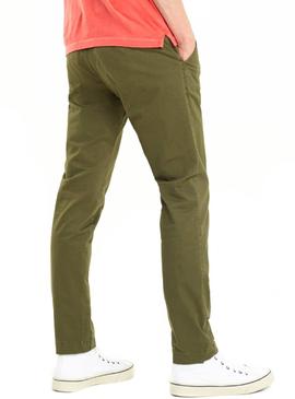 Pantalón Tommy Jeans Scanton Verde Hombre