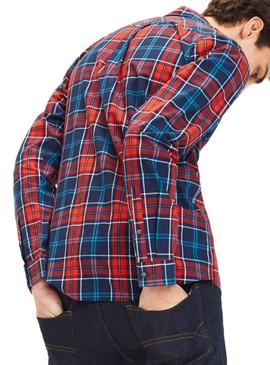 Camisa Tommy Jeans Essential Check Multi Hombre
