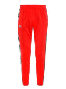 Pantalon Kappa Astoria Press Rojo Mujer