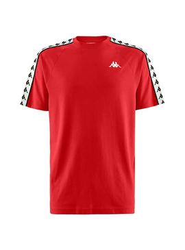 Camiseta Kappa Coen Authentic Roja Para Hombre