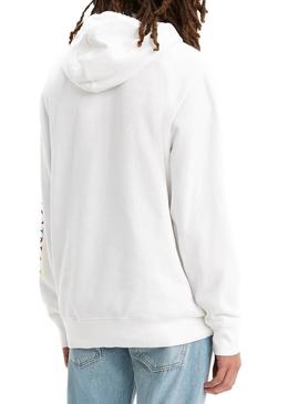 Sudadera Levis 90S Logo Blanco