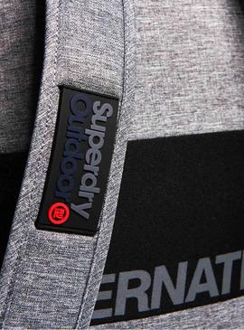 Mochila Superdry Mega Montana Gris Hombre