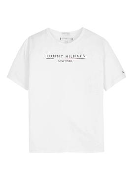 Camiseta Tommy Hilfiger Essential Blanco Niña