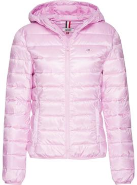 Cazadora Tommy Jeans Acolchada Rosa Mujer