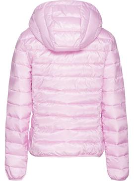 Cazadora Tommy Jeans Acolchada Rosa Mujer