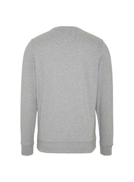 Sudadera Tommy Jeans Multi Corp Logo Gris Hombre