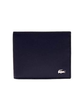 Cartera Lacoste De Piel Marino Para Hombre
