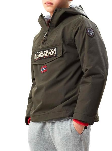 Confundir siglo Fobia Chaqueta Napapijri Rainforest Winter Verde Niños