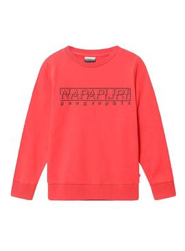 Sudadera Napapijri Boli Winter Rojo Para Niños