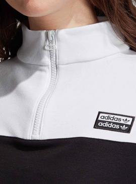 Sudadera Adidas Blanco y Negro Mujer