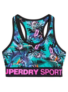 Top Superdry Active Tropical Mujer