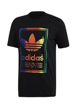 Camiseta Adidas Vintage Negro Hombre