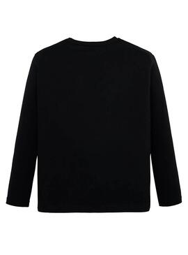Camiseta Mayoral Bold Attitude Negro Niño