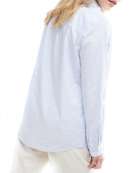 Camisa Maison Scotch Embroid Azul