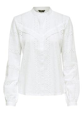 Camisa Only Miriam Blanco Mujer