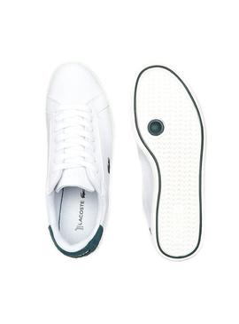 Zapatillas Lacoste Graduate Piel Blanca Mujer