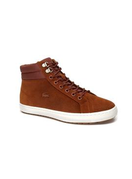 Botines Lacoste Straightset Insulate Marrón Hombre