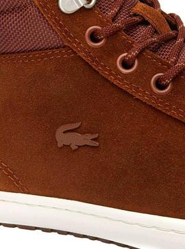 Botines Lacoste Straightset Insulate Marrón Hombre