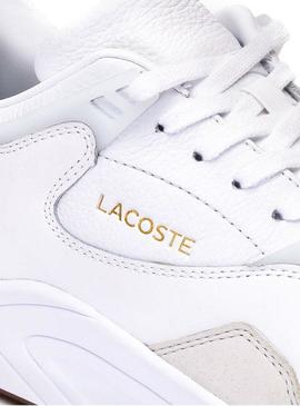 Zapatillas Lacoste Court Slam Blanco Para Hombre