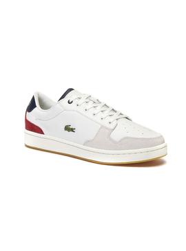 Zapatillas Lacoste Masters Cup Blanco Para Hombre