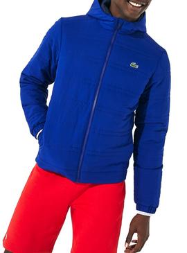 Chaqueta Lacoste Sport Acolchada Azul De Hombre