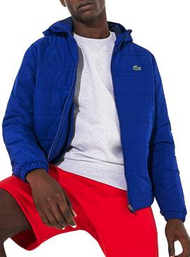 Chaqueta Lacoste Sport Acolchada Azul De Hombre