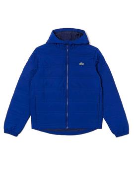 Chaqueta Lacoste Sport Acolchada Azul De Hombre