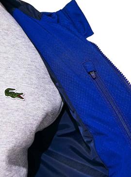 Chaqueta Lacoste Sport Acolchada Azul De Hombre