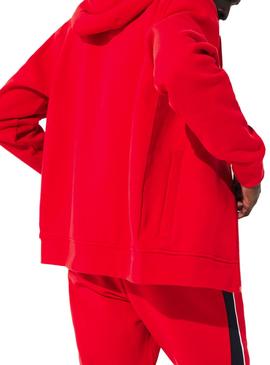 Sudadera Lacoste Sport Cremallera Rojo Hombre