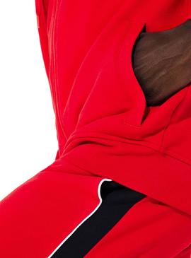 Sudadera Lacoste Sport Cremallera Rojo Hombre