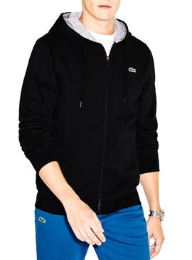 Sudadera Lacoste Sport Cremallera Negro Hombre