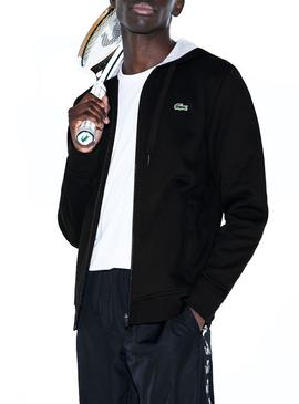 Sudadera Lacoste Sport Cremallera Negro Hombre