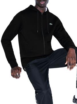 Sudadera Lacoste Sport Cremallera Negro Hombre