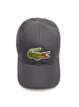 Gorra Lacoste Big Croc Gris Para Hombre