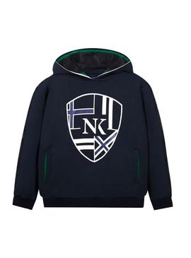 Sudadera Mayoral Escudo Marino Niño