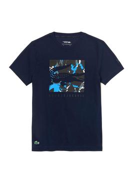 Camiseta Lacoste Sport Novak Djokovic Camo Hombre