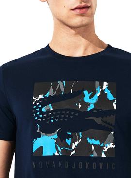 Camiseta Lacoste Sport Novak Djokovic Camo Hombre