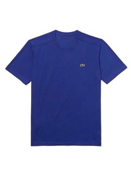 Camiseta Lacoste Sport Tenis Azul Para Hombre