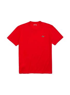 Camiseta Lacoste Sport Tenis Rojo Hombre